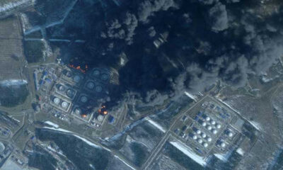 Ukraine hits major Russian oil port near Finland