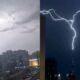 Intense thunderstorms light up UAE skies
