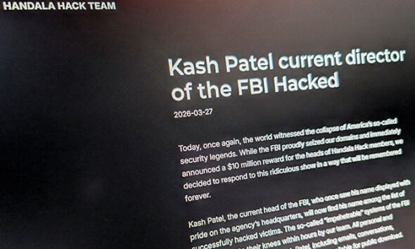 Iran-linked hackers breach FBI director’s personal email, publish photos and documents