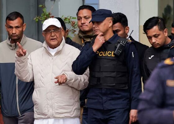 Nepal’s former prime minister Oli arrested over deaths during Gen Z protests