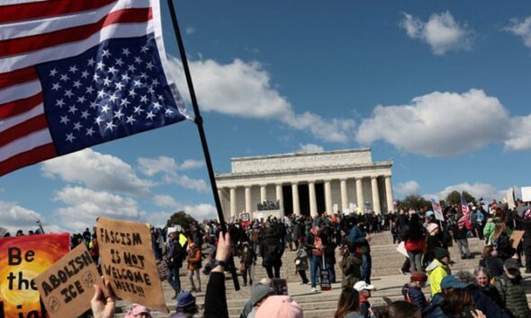 Anti-Trump protests launch on ‘No Kings’ day in US