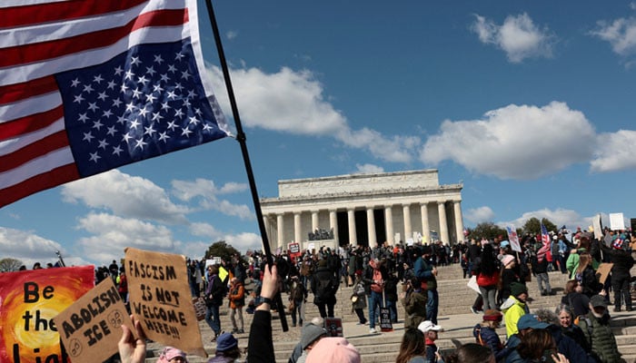 Anti-Trump protests launch on ‘No Kings’ day in US