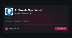 AdWords Specialist at Bluelight Consulting - Hermosillo, Mexico