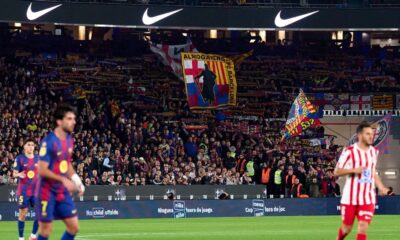 Barcelona welcome more fans, singing section back to Camp Nou