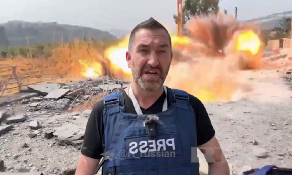 British journalist narrowly escapes Israeli missile strike on live camera