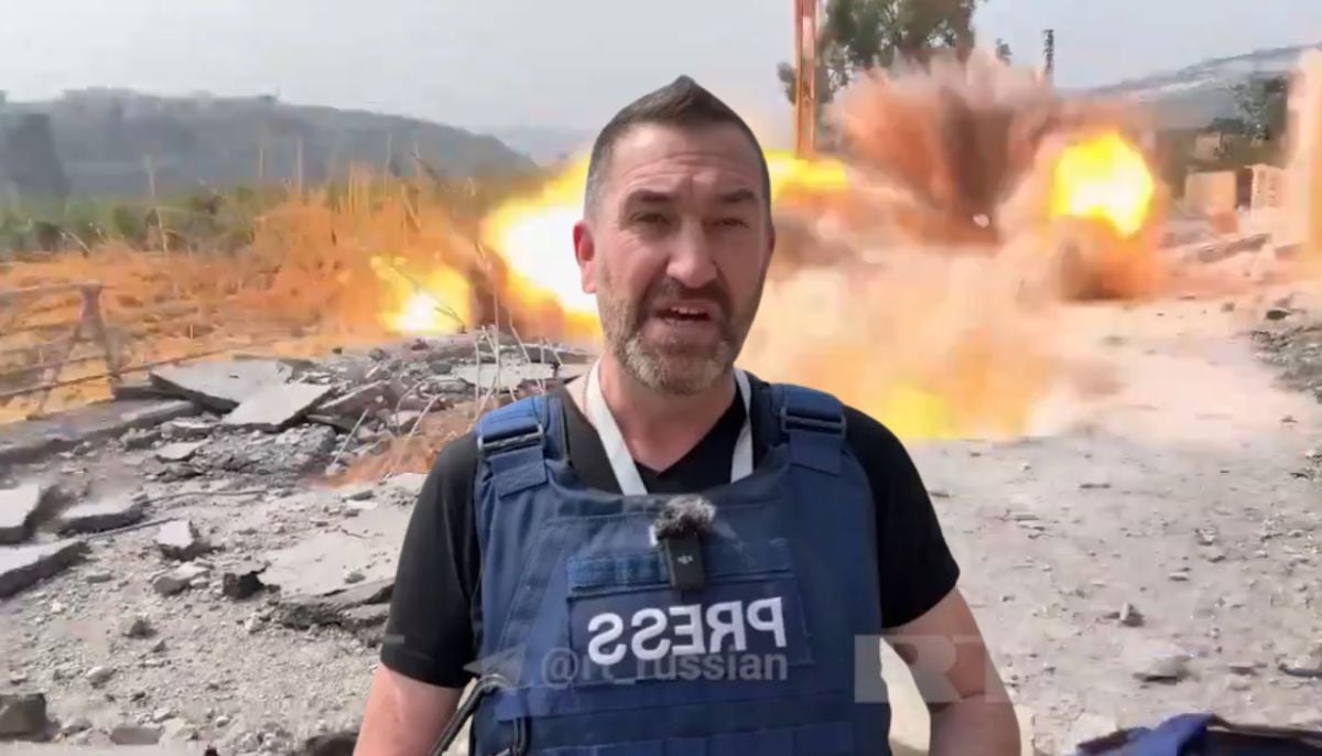 British journalist narrowly escapes Israeli missile strike on live camera