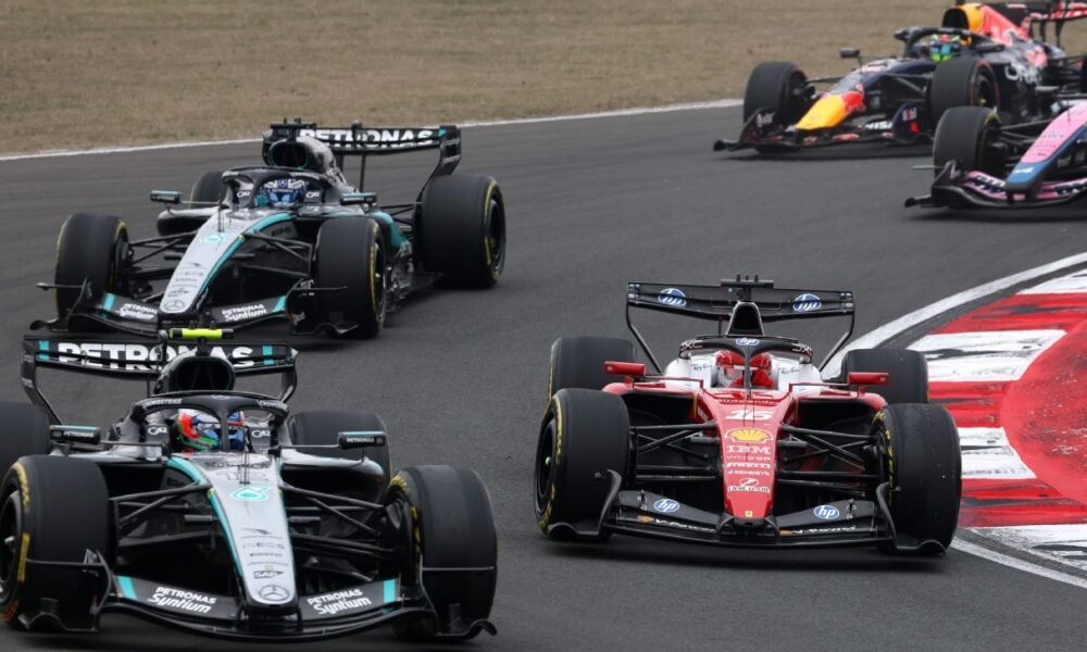 Chinese Grand Prix LIVE: Latest updates as Antonelli stays in lead, Russell overtakes Hamilton