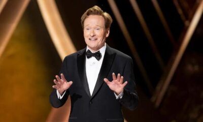 Conan O’Brien navigates comedy and controversy at Oscars stage