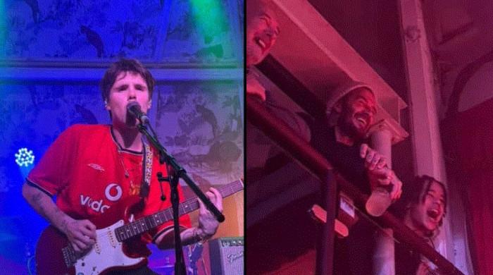 David Beckham supports Cruz at Manchester gig after emotional Brooklyn moment