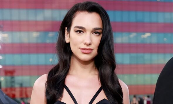Dua Lipa pouts with director pal after locking major deal