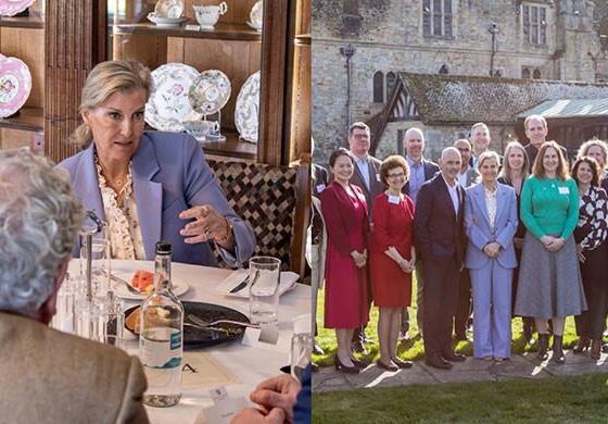 Duchess Sophie impresses in lilac while tackling rare skin disorder