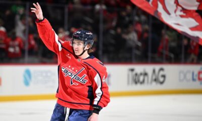 How Cole Hutson is taking a role in the next wave for the Capitals