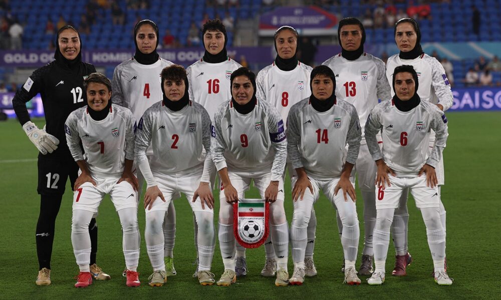 Iranian women’s soccer team refuse to sing national anthem in silent protest at Asian Cup