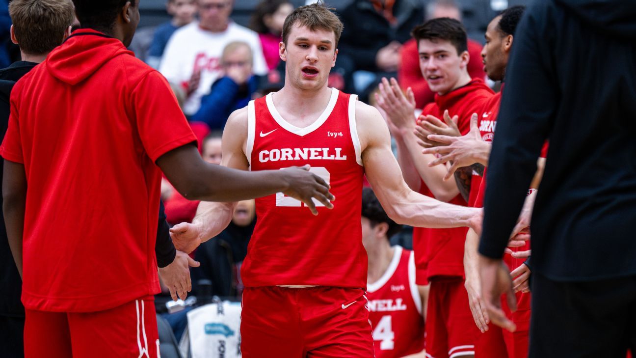 Jake Fiegen’s game-winning 3 sends Cornell past 1st-place Yale