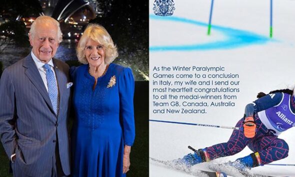 King Charles and Camilla congratulate Team GB on Winter Paralympic triumphs
