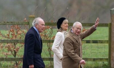 King Charles’ classic umbrella makes another royal appearance