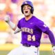 LSU infielder tosses bat sky-high after clutch home run in comeback win