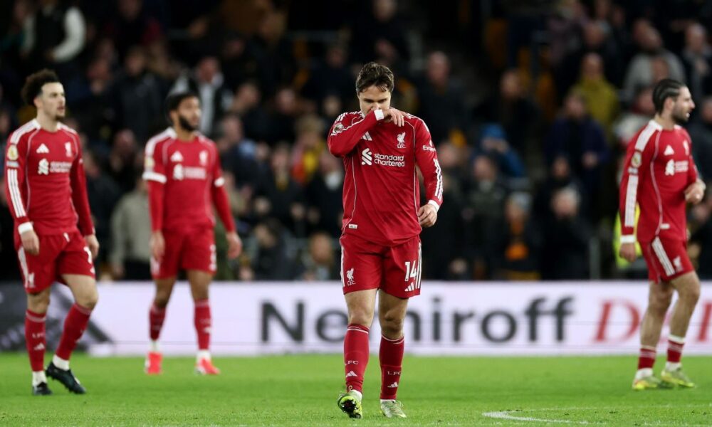 Liverpool lose 9th of season in ‘same old story,’ Slot says