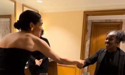 Markle Markle apologises for hijacking a bathroom TikTok video