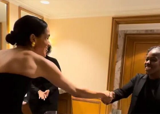 Markle Markle apologises for hijacking a bathroom TikTok video