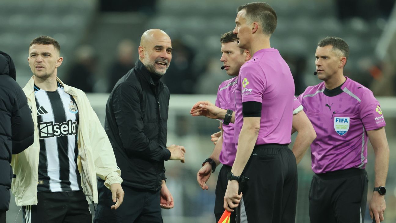 Pep Guardiola expecting 2-game ban for ref rant in Man City win