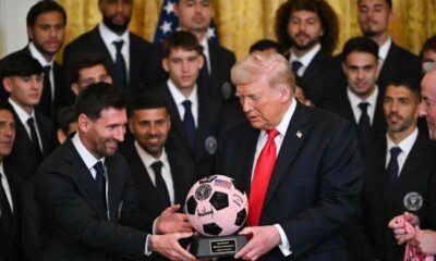 President Trump honours Inter Miami, Lionel Messi at White House
