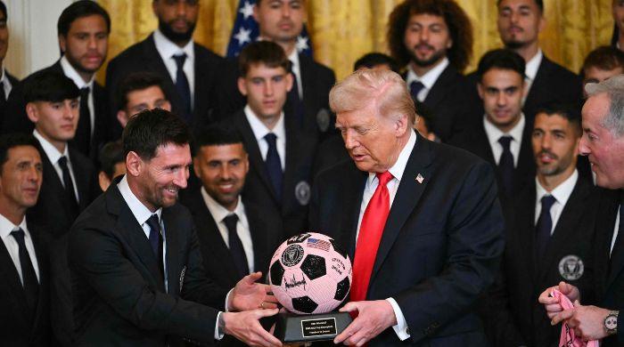 President Trump honours Inter Miami, Lionel Messi at White House