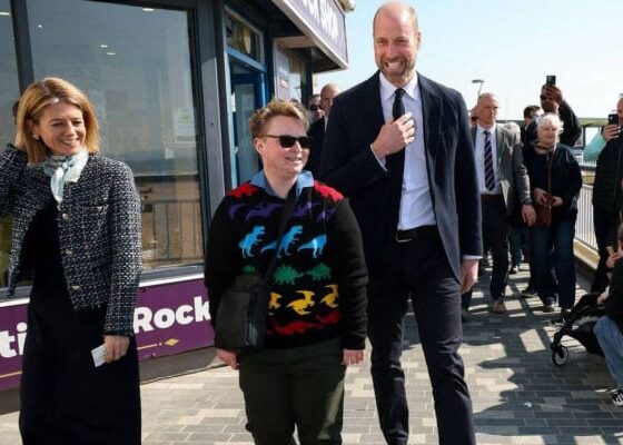 Prince William’s mission meets a ‘lovely’ day in Bournemouth