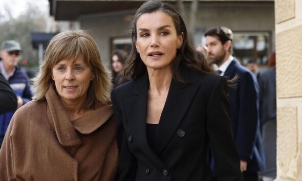 Queen Letizia shows presence and support during difficult day