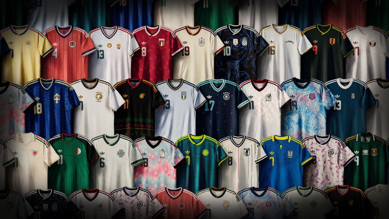 Rating Adidas’ 2026 World Cup away shirts: Argentina, Spain, Mexico and more