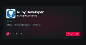 Ruby Developer at Bluelight Consulting - Iquitos, Peru