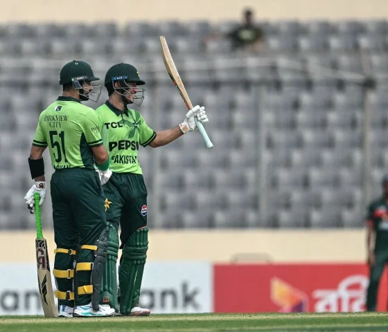 Sadaqat’s 46-ball 75 sets up Pakistan’s 274 despite late collapse in second ODI against Bangladesh | The Express Tribune