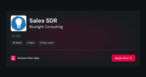 Sales SDR at Bluelight Consulting - Porto Alegre, Brazil