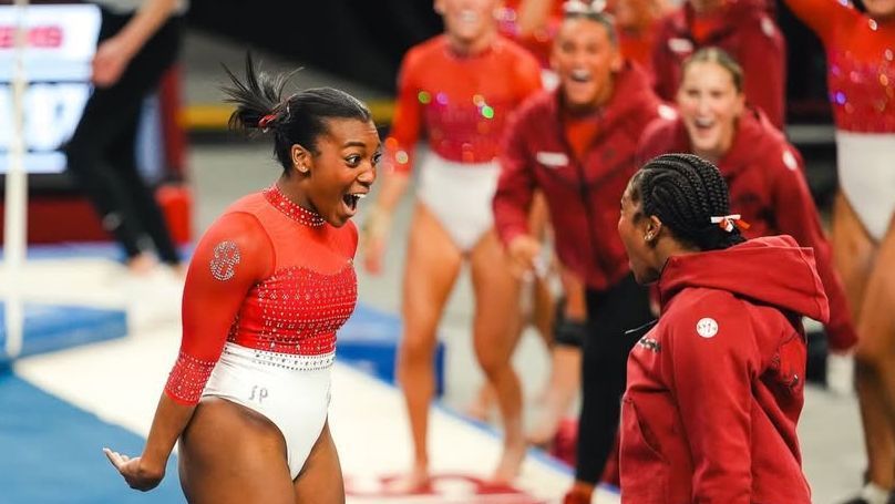 The unexpected path that led Morgan and Frankie Price to Arkansas gymnastics