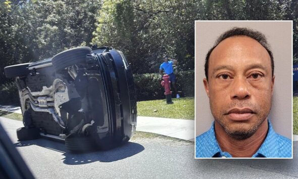 Tiger Woods released from jail after DUI arrest; eyes appear bloodshot in booking photo