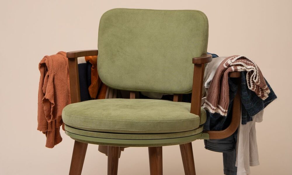 Toss Your Not-Quite-Clean Clothes on Simone Giertz’s Laundry Chair