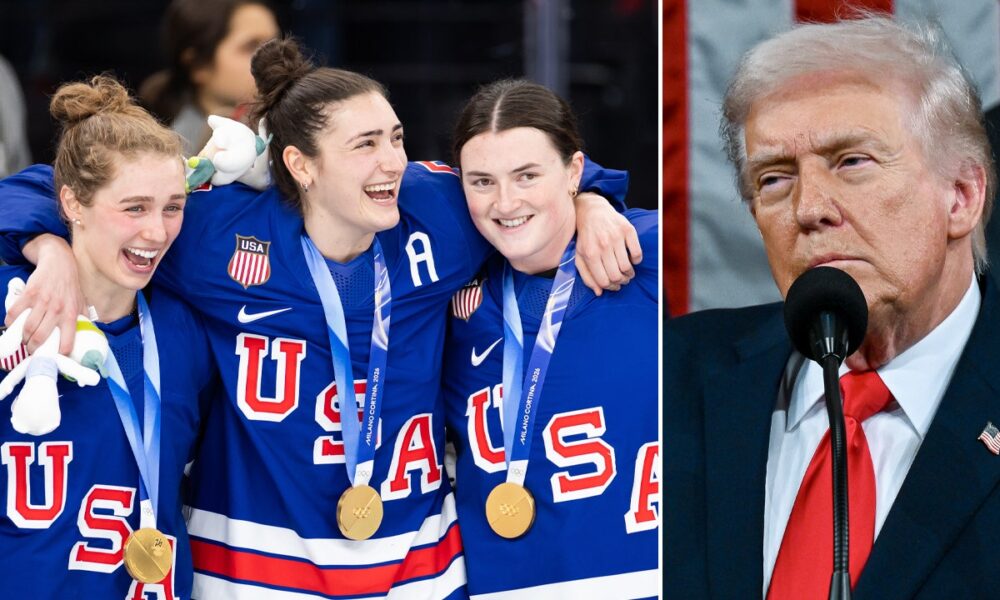 US women’s hockey players crack jokes about men’s team on ‘Saturday Night Live’ after Trump controversy