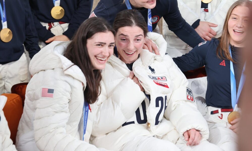 USA hockey’s Hilary Knight, Megan Keller join Hughes brothers on “SNL,” joke about Trump invite and “Heated Rivalry”