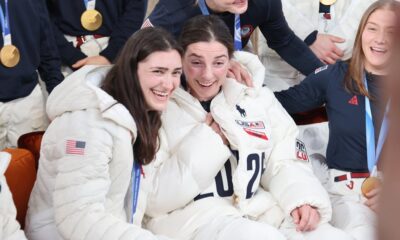 USA hockey’s Hilary Knight, Megan Keller join Hughes brothers on “SNL,” joke about Trump invite and “Heated Rivalry”