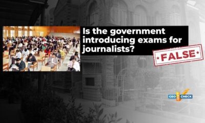 Viral claim about government holding exams for journalists is false