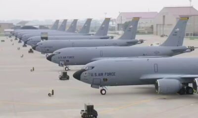 Five US refuelling aircraft hit in Iranian strike on Saudi base