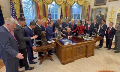Pastors pray for Trump in Oval Office amid US-Israel war with Iran