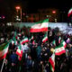 Iranians flood streets in celebration after ceasefire announcement
