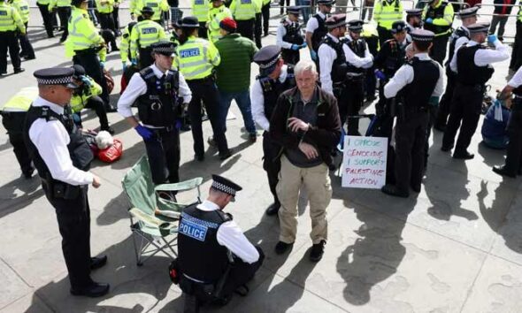London police arrest 212 people at protest over Palestine Action ban