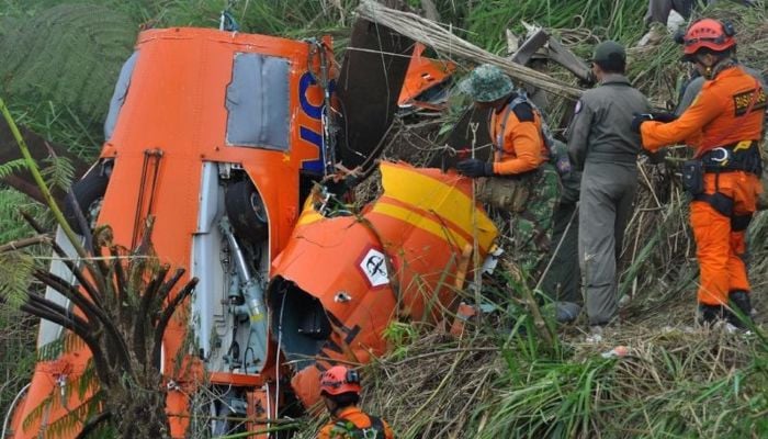 Indonesia helicopter crash kills 8