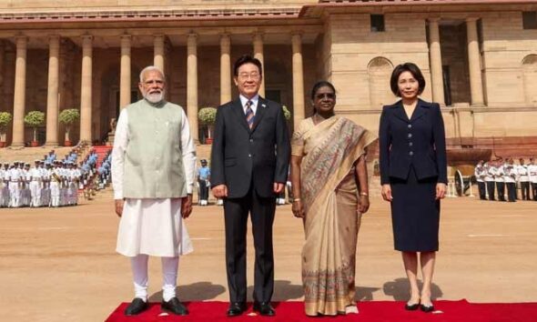 India and South Korea plan  billion trade push with new deals