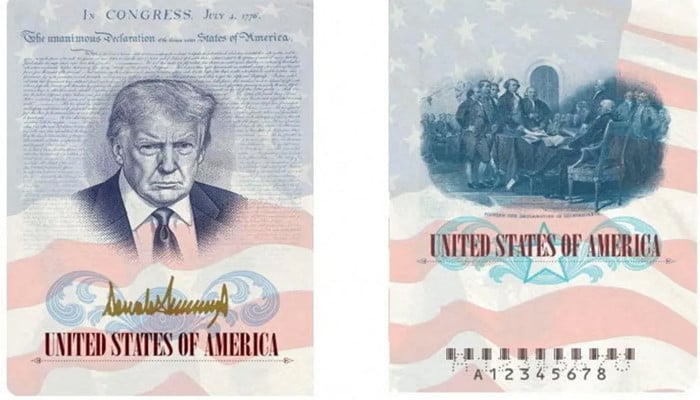 Trump to put his picture in US passports