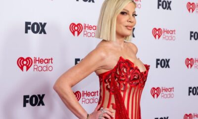 Actress Tori Spelling hospitalized after Southern California crash; authorities investigating cause