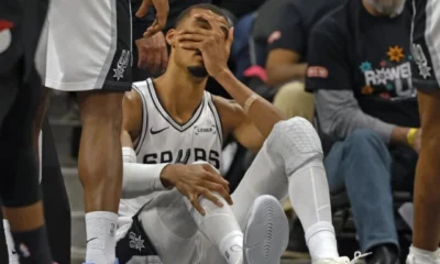 Blazers stun Spurs after Wemby injury | The Express Tribune