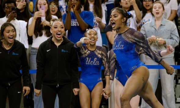 Can Jordan Chiles end her career with an NCAA team title?